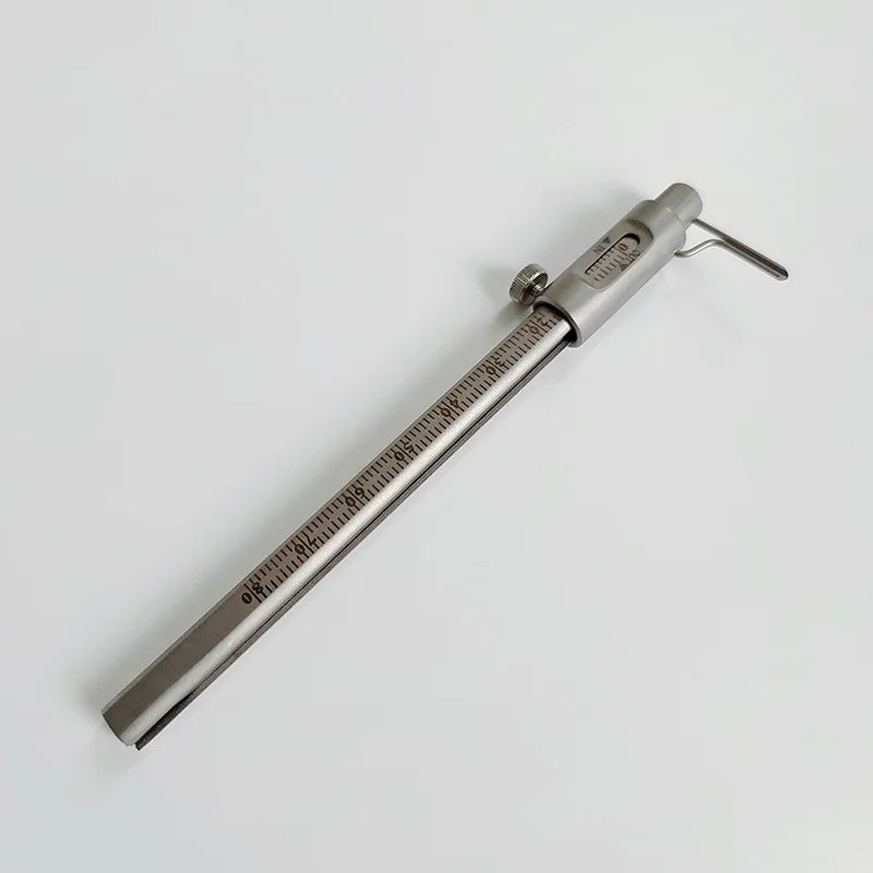 Stainless Steel Dental Implant Pen-Type Depth Gauge, Vertical Positioning Caliper & Measuring Ruler for Oral Surgery
Stainless Steel Dental Implant Pen-Type Depth Gauge, Vertical Positioning Caliper & Measuring Ruler for Oral Surgery