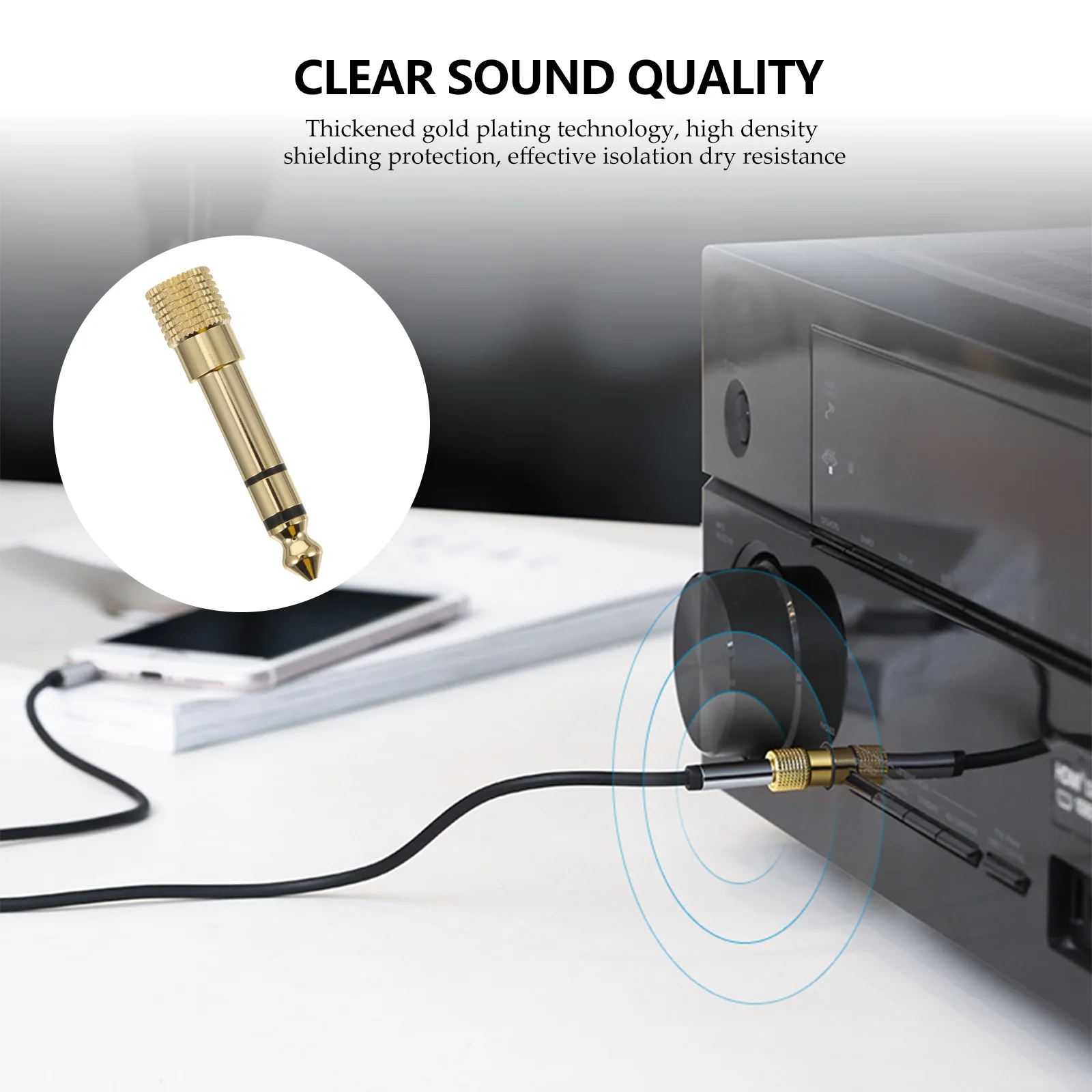 4pcs 3.5Mm To 6.3Mm Audio Adapter Brass Connector Headphone Amplifier Converter Gold Plated Copper Earphone Jack Plug For
4pcs 3.5Mm To 6.3Mm Audio Adapter Brass Connector Headphone Amplifier Converter Gold Plated Copper Earphone Jack Plug For