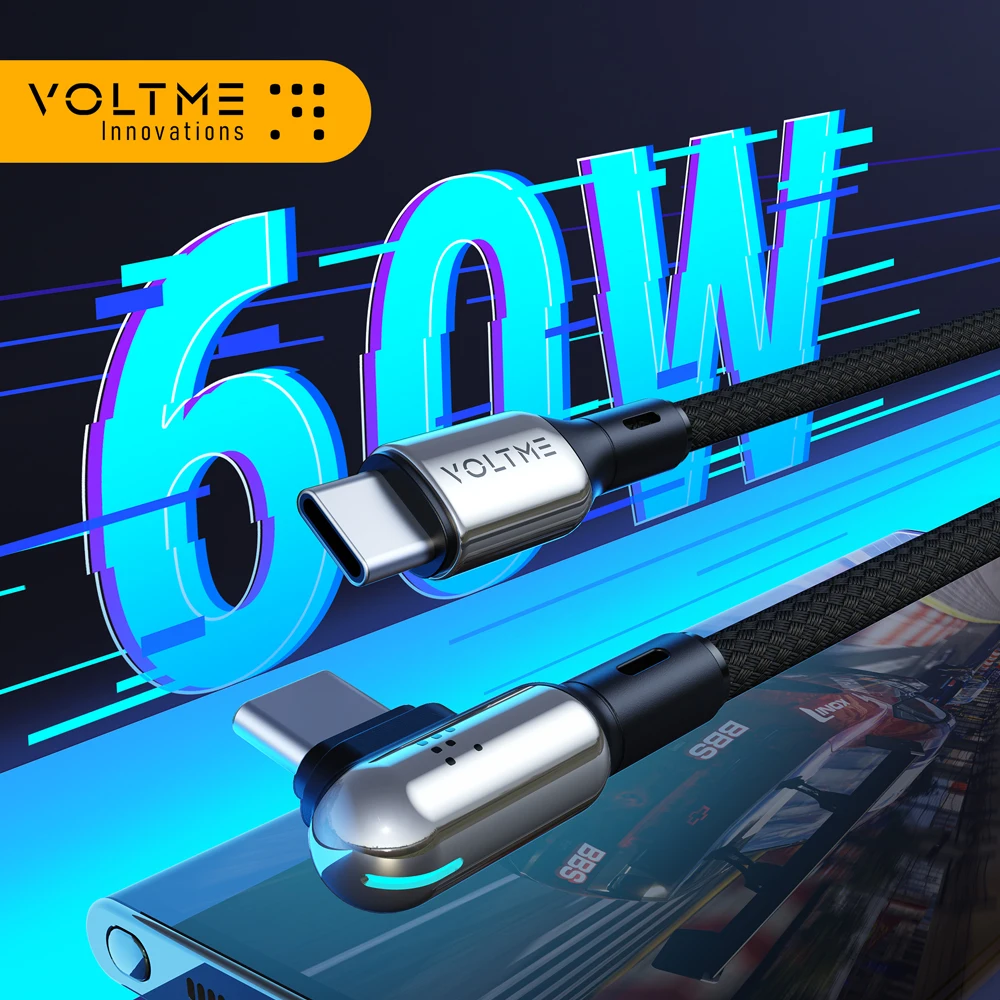 Voltme PD 60W USB C to USB C charger cable nylon braided cord fast charging for iPhone 16 15 14 Pro Xiaomi Samsung Galaxy
Voltme PD 60W USB C to USB C charger cable nylon braided cord fast charging for iPhone 16 15 14 Pro Xiaomi Samsung Galaxy