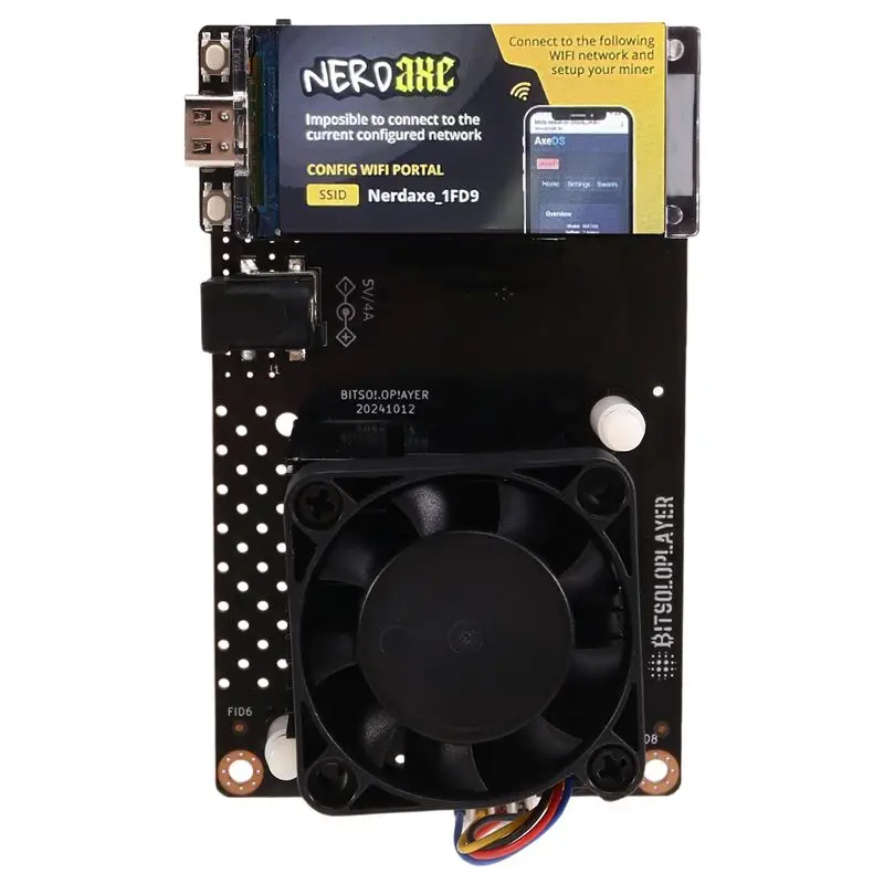 A29F-Nerdaxe Nerdminer Miner Bitaxe 500Gh/S Solo Lottery BTC Miner BM1366 ASIC Chip Lottery Mining Miner
A29F-Nerdaxe Nerdminer Miner Bitaxe 500Gh/S Solo Lottery BTC Miner BM1366 ASIC Chip Lottery Mining Miner