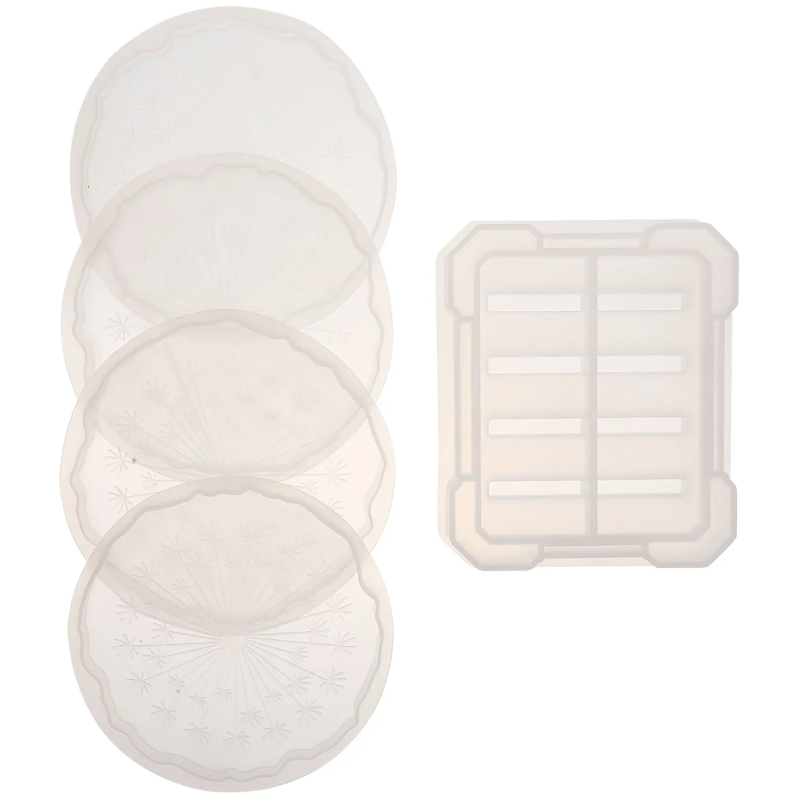 Epoxy Resin Coaster Molds Silicone Casting Tools Home Decor DIY D Pattern Coaster Maker Large Size Jewelry Parts
Epoxy Resin Coaster Molds Silicone Casting Tools Home Decor DIY D Pattern Coaster Maker Large Size Jewelry Parts