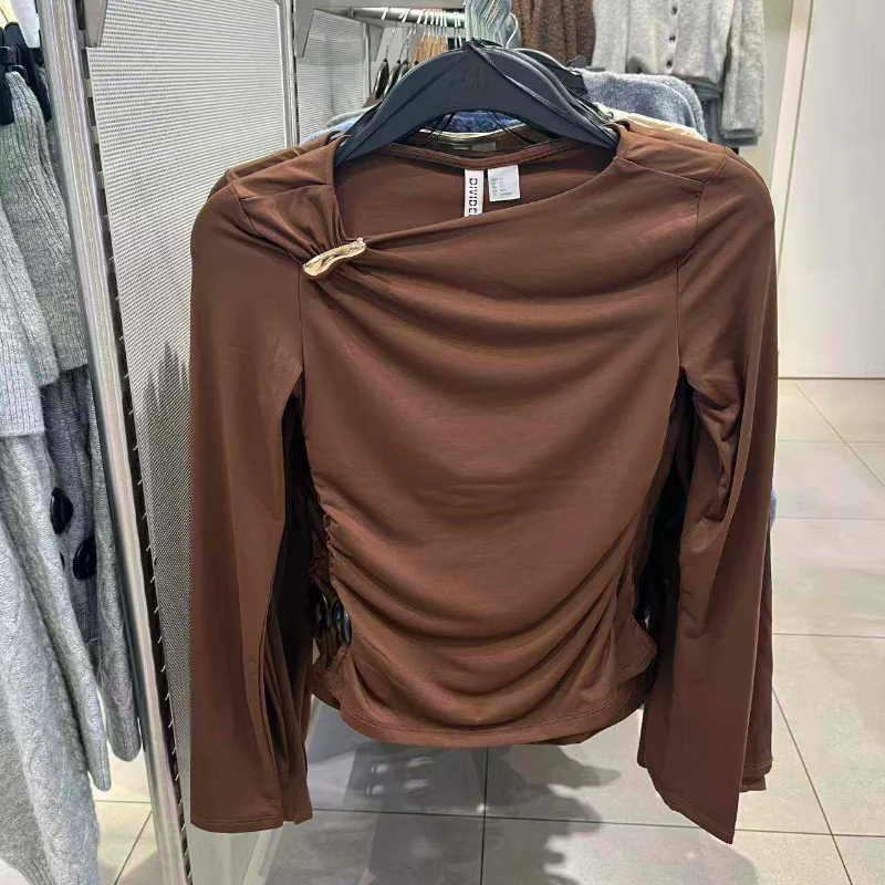 Spring 2026 Women's Fashion Asymmetric Slimming Top Design Sensation Women's Wear Polyester Fiber 3D Cutting
Spring 2026 Women's Fashion Asymmetric Slimming Top Design Sensation Women's Wear Polyester Fiber 3D Cutting