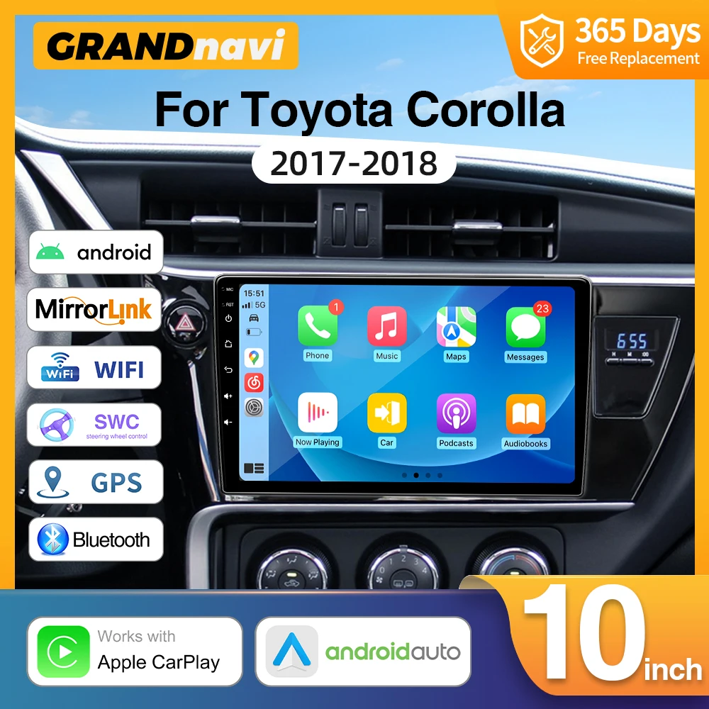 Android 11 для Toyota Corolla 11 Auris E180 2017 2018 автомобильный радиоприемник мультимедийный GPS навигатор стерео беспроводной Carplay Android Авто WIFI
Android 11 для Toyota Corolla 11 Auris E180 2017 2018 автомобильный радиоприемник мультимедийный GPS навигатор стерео беспроводной Carplay Android Авто WIFI