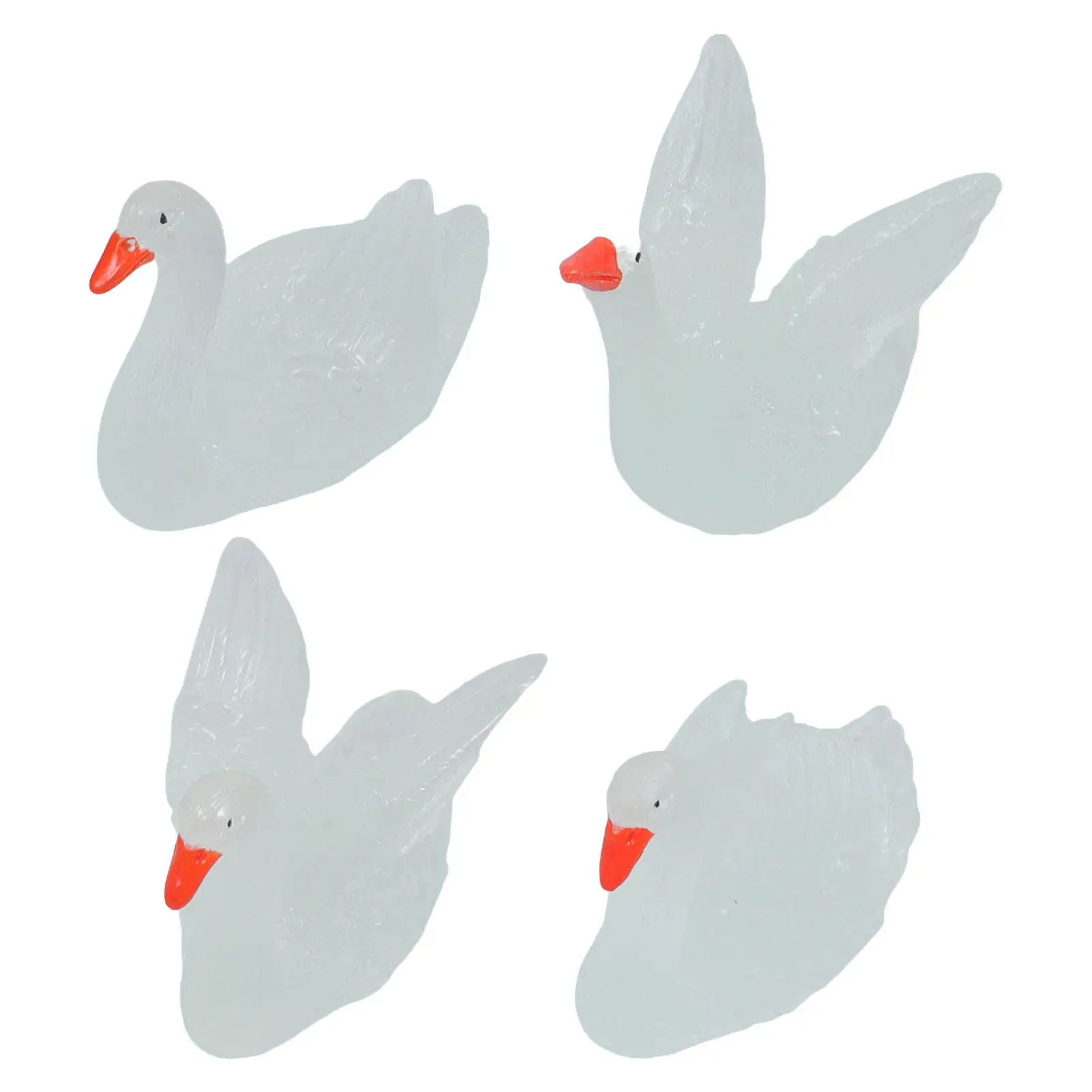 8Pcs Luminous Swan Decorations Small Resin Mini Swan Statues Miniature Garden Desktop Landscape Night Glow Ornaments
8Pcs Luminous Swan Decorations Small Resin Mini Swan Statues Miniature Garden Desktop Landscape Night Glow Ornaments