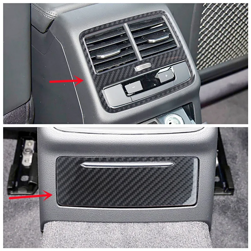 Carbon Fiber Car Rear Air Conditioner Vents Outlet Modification Cover Trim Strips Stickers For A4 B9 Car Inner Accessories
Carbon Fiber Car Rear Air Conditioner Vents Outlet Modification Cover Trim Strips Stickers For A4 B9 Car Inner Accessories