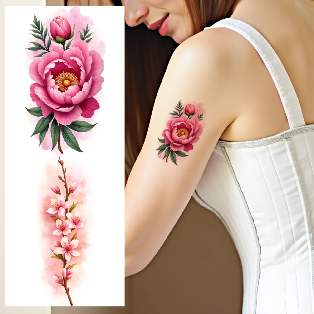 9pcs Temporary Tattoo Colorful Realism Pink Flowers Sunflowers Gladiolus For Arms Adult Back
9pcs Temporary Tattoo Colorful Realism Pink Flowers Sunflowers Gladiolus For Arms Adult Back
