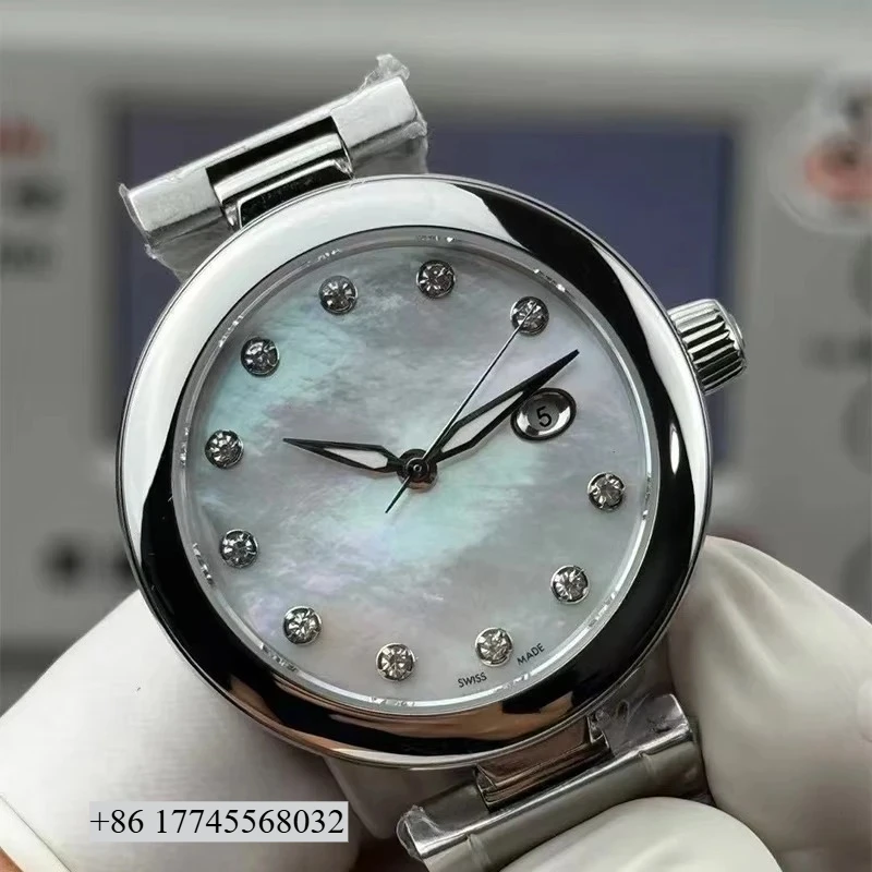 Customizable logo Automatic mechanical movement Stainless Steel Band Mechanical Watch Water Resistant Calendar 34mm Watch
Customizable logo Automatic mechanical movement Stainless Steel Band Mechanical Watch Water Resistant Calendar 34mm Watch