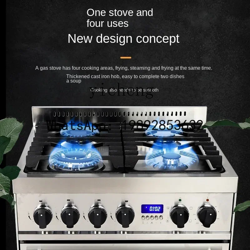 A1 One-Piece Oven Stove Four-Head Gas Stove Electric Oven All-in-One European Gas Cookers
A1 One-Piece Oven Stove Four-Head Gas Stove Electric Oven All-in-One European Gas Cookers