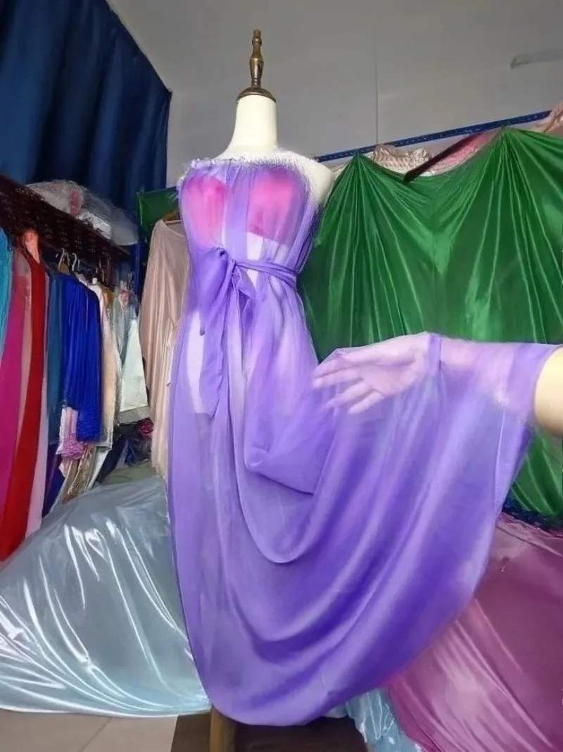 8-цветные мужские и женские прозрачные платья, сексуальное платье на бретельках, полупрозрачное мягкое супер слиповое платье для частной вечеринки Yahat Live Club, пижамные платья
8-цветные мужские и женские прозрачные платья, сексуальное платье на бретельках, полупрозрачное мягкое супер слиповое платье для частной вечеринки Yahat Live Club, пижамные платья