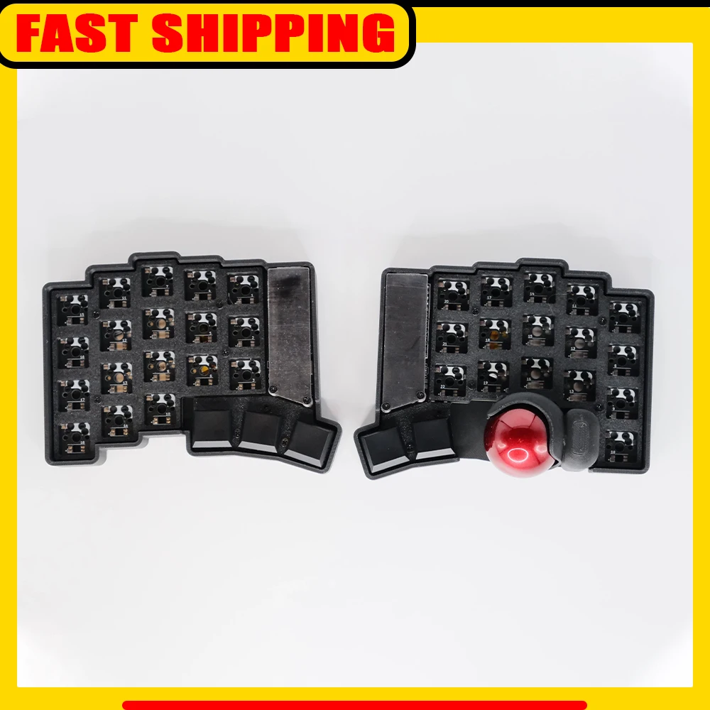 Keyball 39/44/61 Split Keyboard Kit with Trackball OLED Screen Wireless Split Mechanical Keyboard Kit Customize Support ZMK Gift
Keyball 39/44/61 Split Keyboard Kit with Trackball OLED Screen Wireless Split Mechanical Keyboard Kit Customize Support ZMK Gift