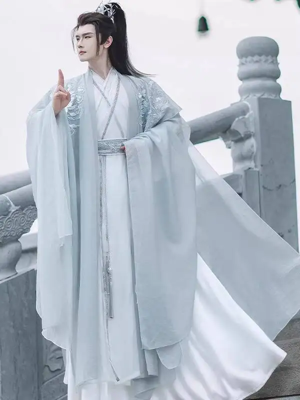 Новый ханьфу женский струящийся драпированный шелком тяжелая промышленность вышивка широкие рукава Fiesta карнавал Хэллоуин Cos косплей
Новый ханьфу женский струящийся драпированный шелком тяжелая промышленность вышивка широкие рукава Fiesta карнавал Хэллоуин Cos косплей