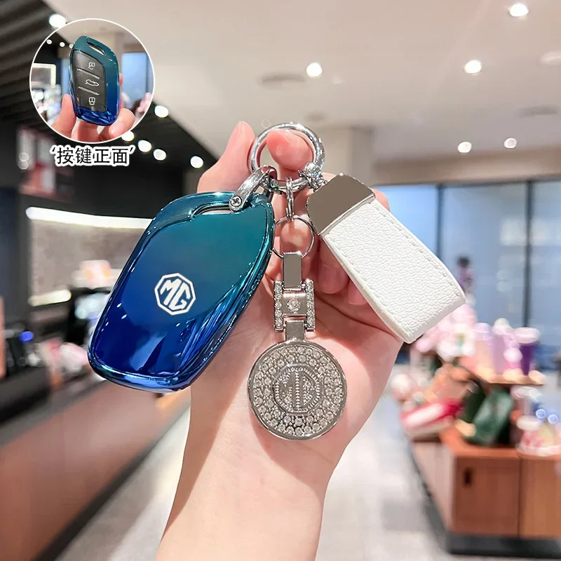 NEW Fahion Soft TPU Car Key Case Cover Shell Fob For MG ZS EV GS GT EZS HS EHS MG3 MG5 MG6 MG7 2019 2020 Styling Accessories
NEW Fahion Soft TPU Car Key Case Cover Shell Fob For MG ZS EV GS GT EZS HS EHS MG3 MG5 MG6 MG7 2019 2020 Styling Accessories