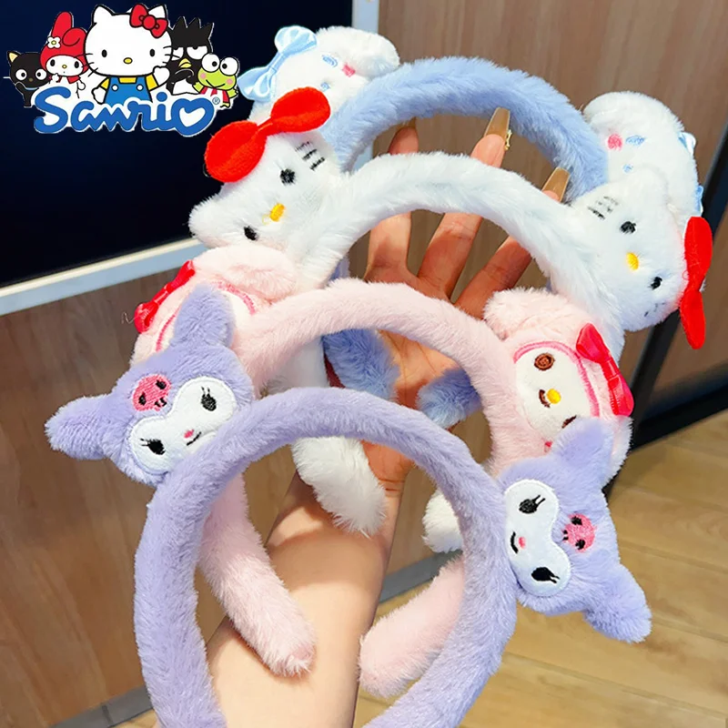 Sanrio Hello Kitty Headband Cartoon Face Washing Headband for Women Plush Hair Compression Kuromi Makeup Cute Hair Headband
Sanrio Hello Kitty Headband Cartoon Face Washing Headband for Women Plush Hair Compression Kuromi Makeup Cute Hair Headband
