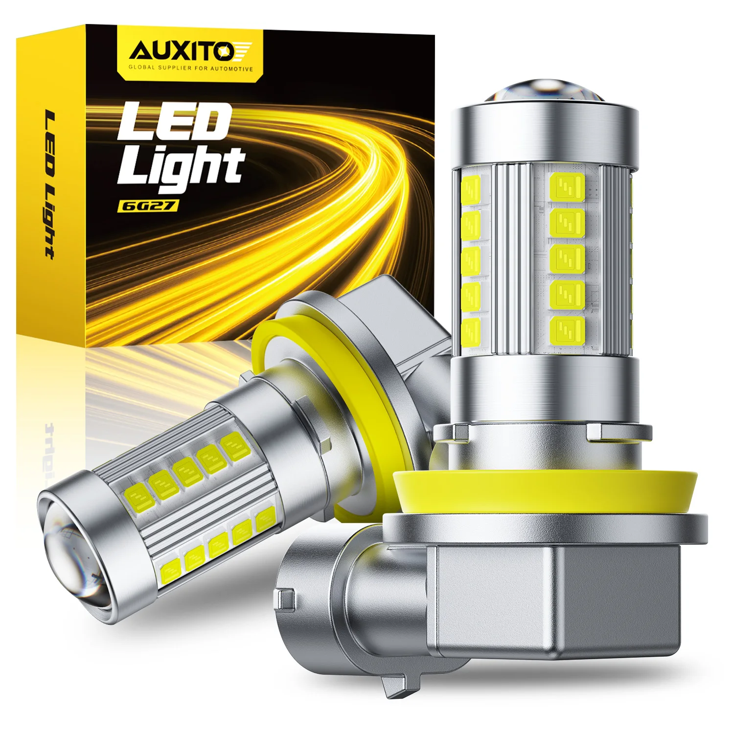AUXITO Projector Fog Light H8 H9 H10 H11 H16JP 9006 HB4 6500K White 360 LED Car Fog Lamp Bulb With Lens 12V Fanless Super Bright
AUXITO Projector Fog Light H8 H9 H10 H11 H16JP 9006 HB4 6500K White 360 LED Car Fog Lamp Bulb With Lens 12V Fanless Super Bright