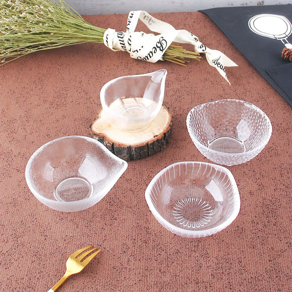 4Pcs Small Glass Sauce Bowls Seasoning Plates Mini Dipping Dishes for Condiments Barbecue Buffet Dinner Glass Seasoning Dish
4Pcs Small Glass Sauce Bowls Seasoning Plates Mini Dipping Dishes for Condiments Barbecue Buffet Dinner Glass Seasoning Dish