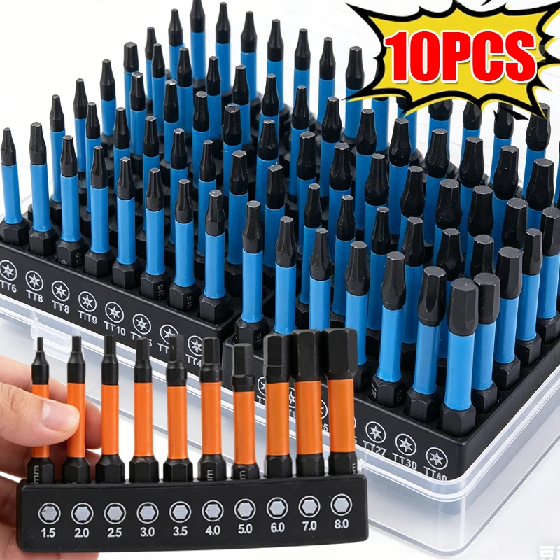 25/50mm Head Shank Magnetic Torx Hexagonal Drill Bit Set Handle Screwdriver Driver Bits Wrench Electric Drilling Accessories
25/50mm Head Shank Magnetic Torx Hexagonal Drill Bit Set Handle Screwdriver Driver Bits Wrench Electric Drilling Accessories