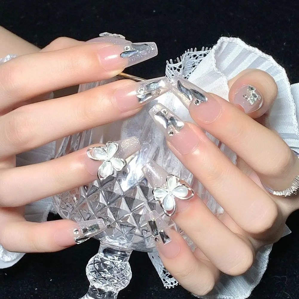 Модные носимые накладные ногти в стиле бабочки в сказочном стиле, французские накладные ногти, акварель, полное покрытие, советы для девочек
Модные носимые накладные ногти в стиле бабочки в сказочном стиле, французские накладные ногти, акварель, полное покрытие, советы для девочек