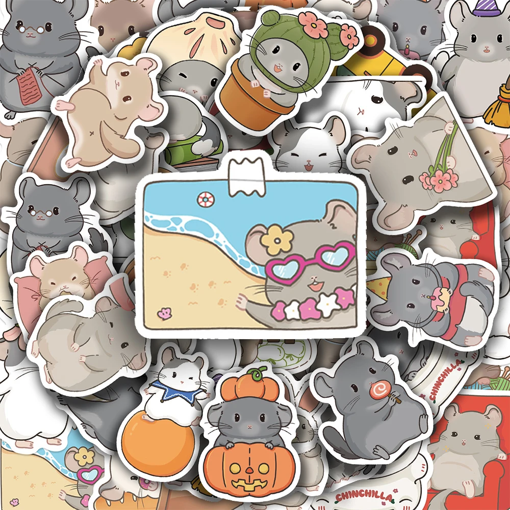 10/30/50pcs Kawaii Chinchilla Cartoon Animal Stickers DIY Skateboard Phone Luggage Diary Cute Waterproof PVC Sticker Fun for Toy
10/30/50pcs Kawaii Chinchilla Cartoon Animal Stickers DIY Skateboard Phone Luggage Diary Cute Waterproof PVC Sticker Fun for Toy