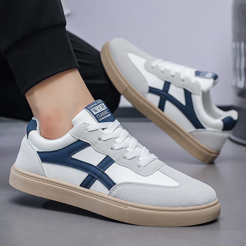 2026 New Arrival Men Retro German Trainer Shoes Low Top White Sneakers Fashion All-match Casual Skate Shoes for Students
2026 New Arrival Men Retro German Trainer Shoes Low Top White Sneakers Fashion All-match Casual Skate Shoes for Students