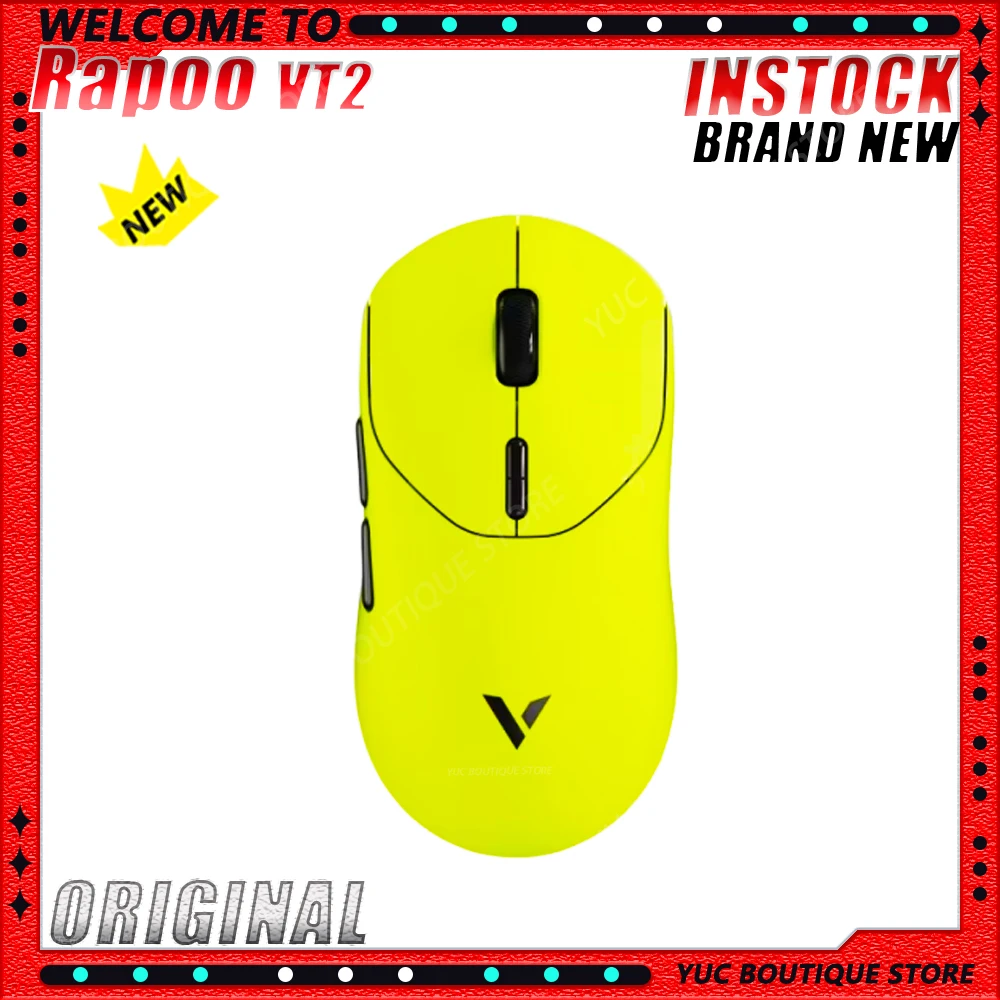 NEW Rapoo VT2 2.0 Dual PAW3950 8K Wireless E-sport Gaming Mouse Nordic 54 53g Lightweight Nano 8K Reveiver Ultmate Laptop
NEW Rapoo VT2 2.0 Dual PAW3950 8K Wireless E-sport Gaming Mouse Nordic 54 53g Lightweight Nano 8K Reveiver Ultmate Laptop