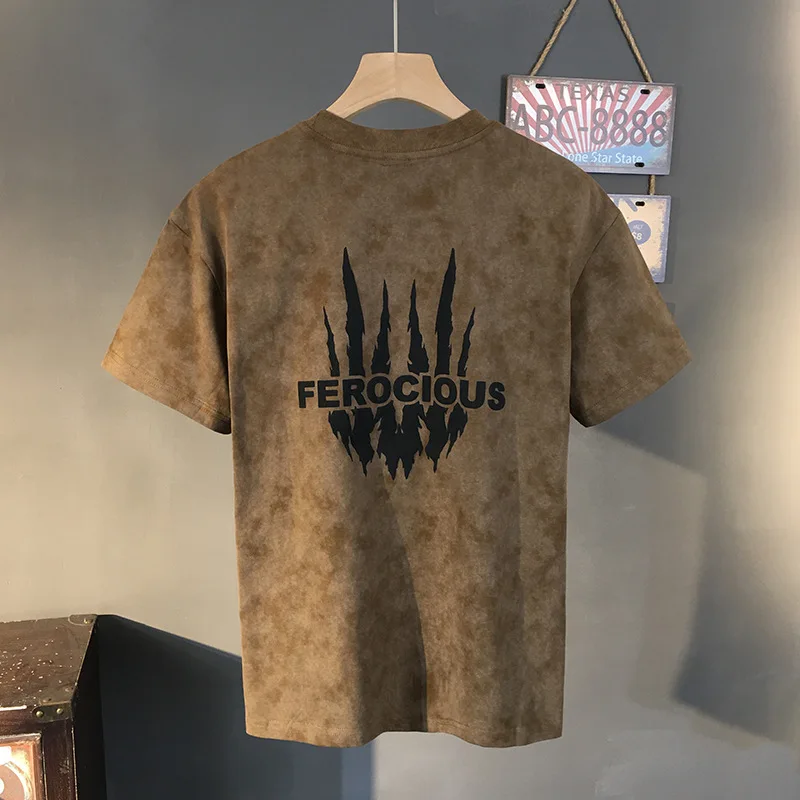 High end T-shirt men's 2025 new summer loose elastic breathable trend printed short sleeved men's clothing
High end T-shirt men's 2025 new summer loose elastic breathable trend printed short sleeved men's clothing