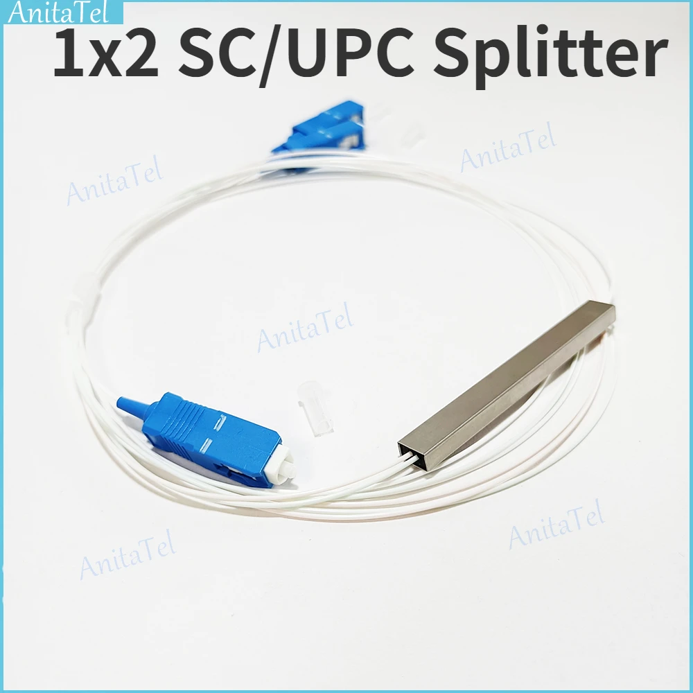 10pcs 1x2 Fiber Splitter PLC Fiber Optical Splitter SC UPC 0.9mm Steel Tube SC/UPC Splitter Fiber Optic Mini Blockless Connector
10pcs 1x2 Fiber Splitter PLC Fiber Optical Splitter SC UPC 0.9mm Steel Tube SC/UPC Splitter Fiber Optic Mini Blockless Connector