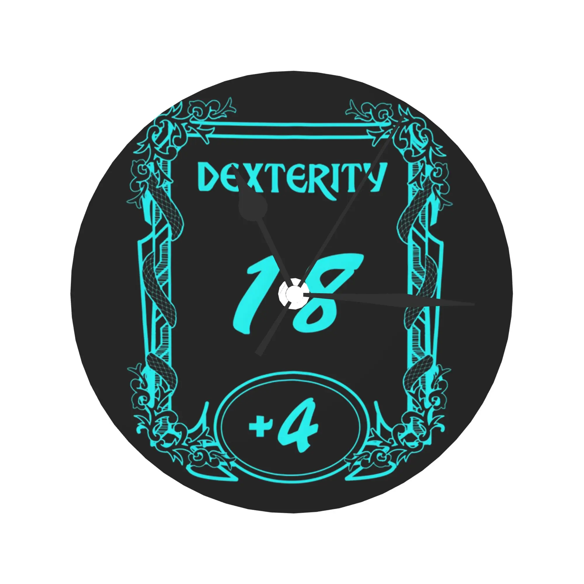 Настенные часы Dexterity Stat, украшение комнаты, бесшумные круглые часы для спальни, гостиной, кухни, дома
Настенные часы Dexterity Stat, украшение комнаты, бесшумные круглые часы для спальни, гостиной, кухни, дома
