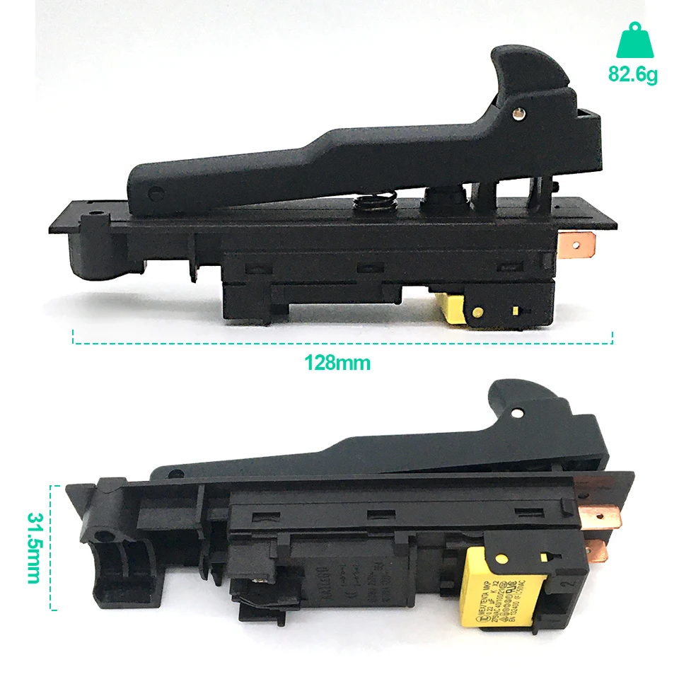 2-контактный переключатель переменного тока 220 В, замена для Makita GA 7020 GA7020 GA7021 GA9040 9067 9049 9015B 9016B, детали для угловой шлифовальной машины, аксессуары 
2-контактный переключатель переменного тока 220 В, замена для Makita GA 7020 GA7020 GA7021 GA9040 9067 9049 9015B 9016B, детали для угловой шлифовальной машины, аксессуары