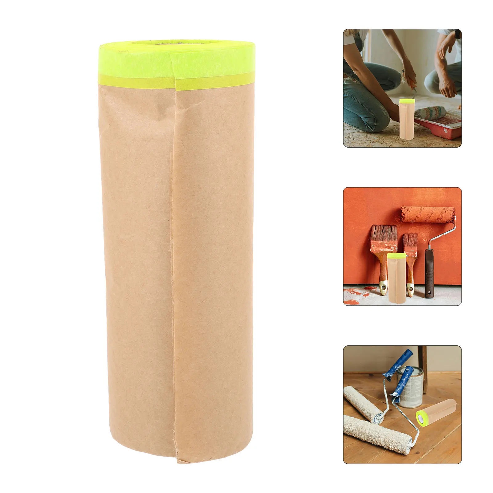 Kraft Paper Protective Film for Furniture Carpet Masking Paint Tape Self Adhesive Home Car Renovation Water Resistant
Kraft Paper Protective Film for Furniture Carpet Masking Paint Tape Self Adhesive Home Car Renovation Water Resistant