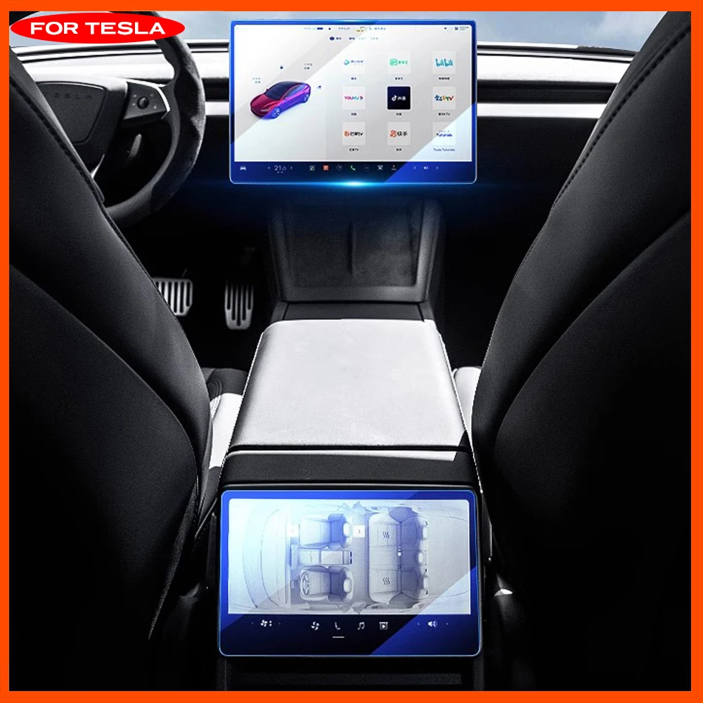 Tempered Glass Film Protector for New Tesla Model YL Y Launch Juniper and Model 3 Highland Touch Screen Protective Film
Tempered Glass Film Protector for New Tesla Model YL Y Launch Juniper and Model 3 Highland Touch Screen Protective Film