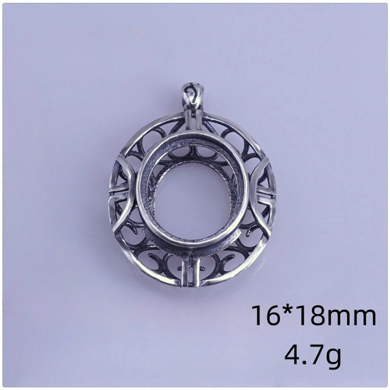 S925 Sterling Silver Oval 16*18mm Retro Amber beeswax Personality DIY Pendant Settings Gifts Man Womens Mount Jewelry Wholesale
S925 Sterling Silver Oval 16*18mm Retro Amber beeswax Personality DIY Pendant Settings Gifts Man Womens Mount Jewelry Wholesale