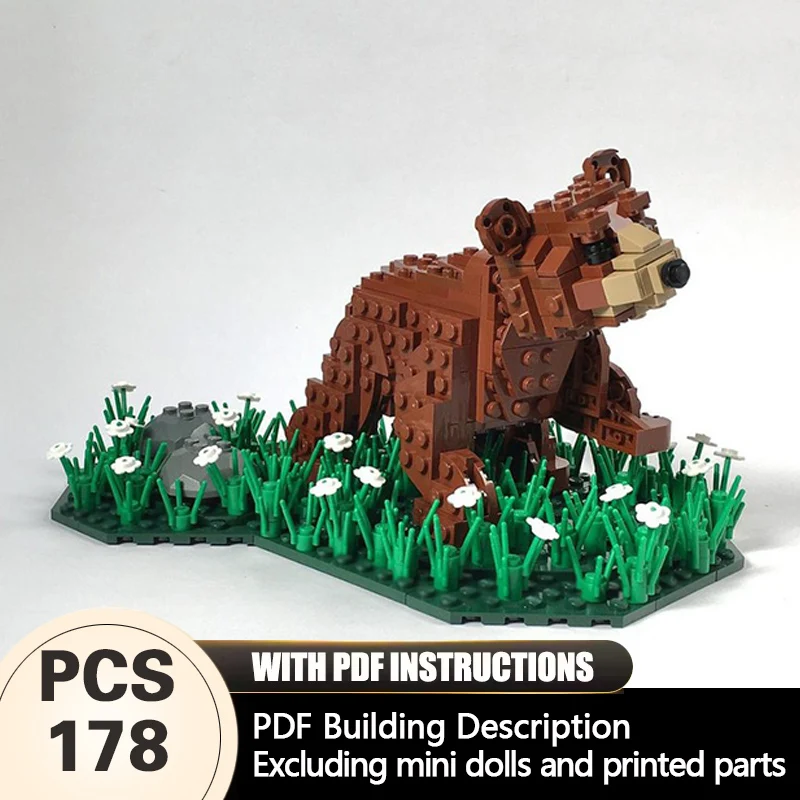 Creators Animal Series Model MOC Building Bricks Brown Bear Modular Technology Gifts Holiday Assemble Children Toys Suit
Creators Animal Series Model MOC Building Bricks Brown Bear Modular Technology Gifts Holiday Assemble Children Toys Suit