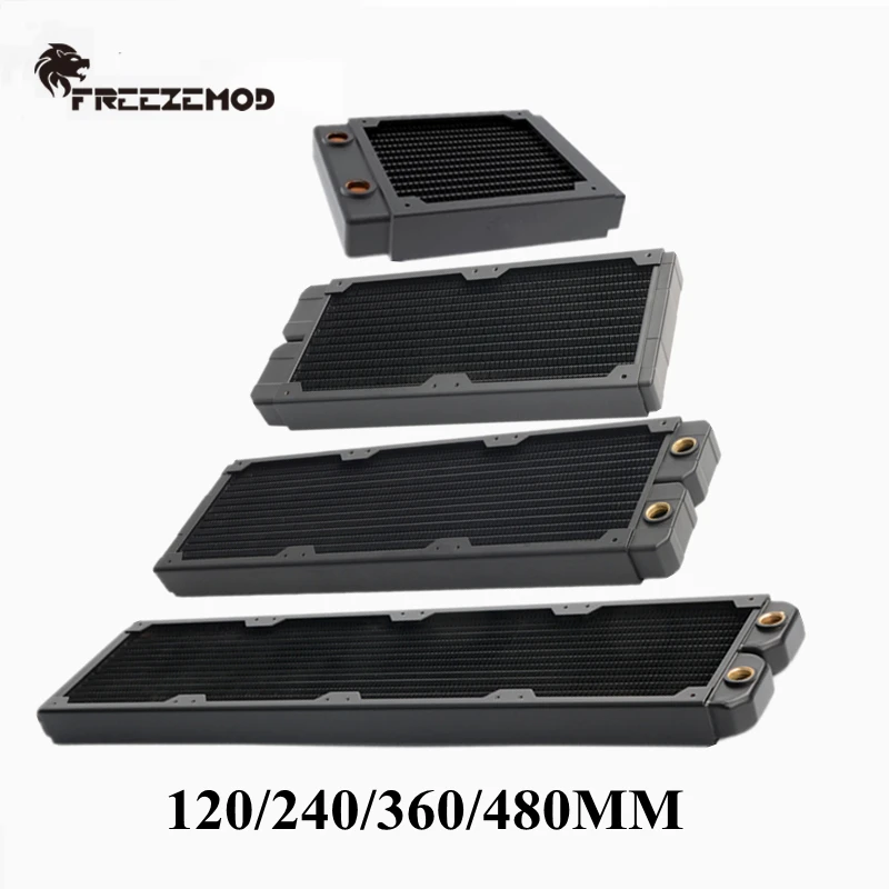 FREEZEMOD 27 мм толщиной, медный Однорядный радиатор, ПК, водяное охлаждение, жидкий теплообменник для вентиляторов 12 см 120/240/360/480 мм
FREEZEMOD 27 мм толщиной, медный Однорядный радиатор, ПК, водяное охлаждение, жидкий теплообменник для вентиляторов 12 см 120/240/360/480 мм