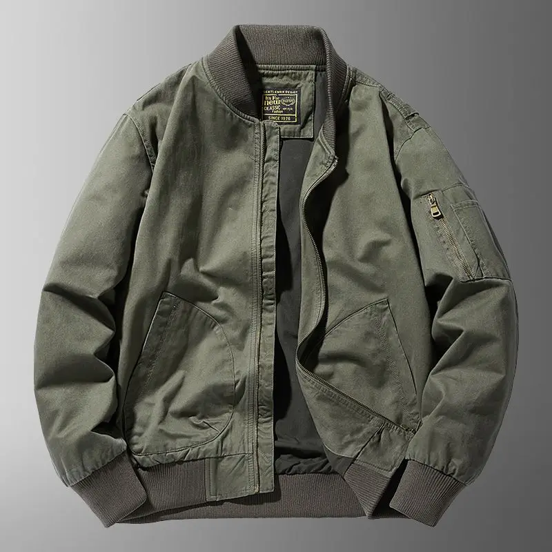 Loose Fit Men's Jaet Spring New Sle Trendy Military een Baseball Collar Casual Outerwear Teenage Polyester Fiber Long S...
Loose Fit Men's Jaet Spring New Sle Trendy Military een Baseball Collar Casual Outerwear Teenage Polyester Fiber Long S...