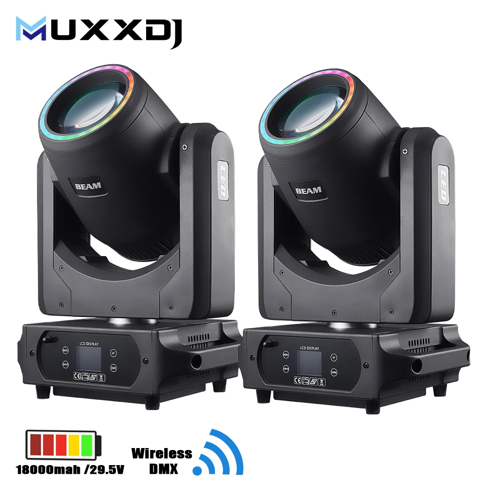 MUXXDJ Hot 100w Beam Moving Head Light with Battery&Wireless LED Stage Lighting for Disco Party Wedding
MUXXDJ Hot 100w Beam Moving Head Light with Battery&Wireless LED Stage Lighting for Disco Party Wedding
