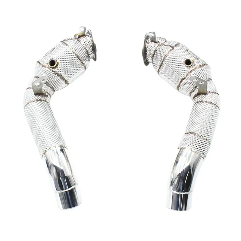 Section High flow Pipes Exhaust Pipes branch downpipe Exhaust Pipe with For M5/M6 F06 F10 F13 4.4TT
Section High flow Pipes Exhaust Pipes branch downpipe Exhaust Pipe with For M5/M6 F06 F10 F13 4.4TT