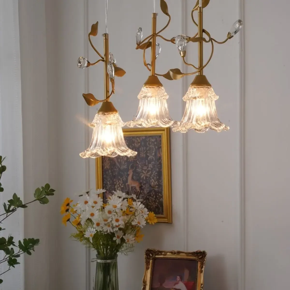 American bedside chandelier Restaurant lights, aisle lights High end pendant light on the bedside staircase
American bedside chandelier Restaurant lights, aisle lights High end pendant light on the bedside staircase