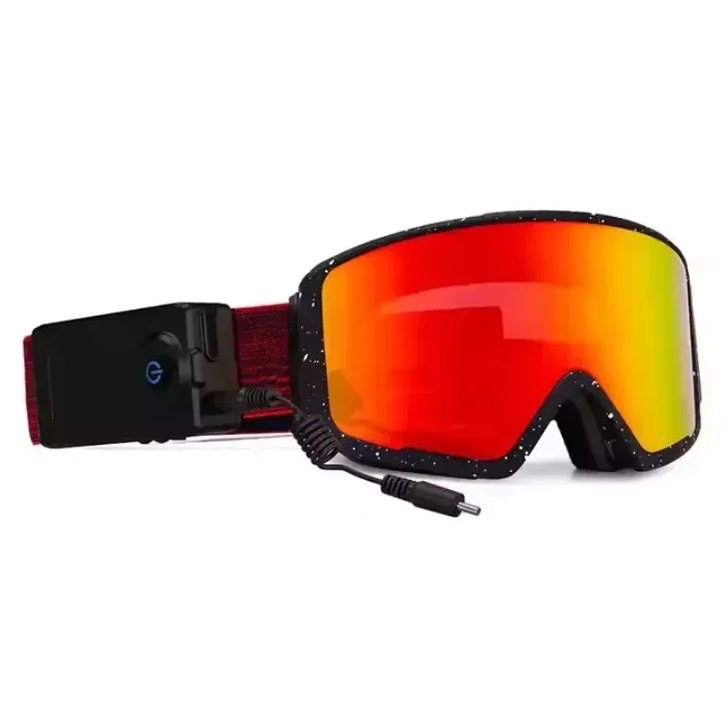 Heated Goggles Snowmobile, Anti-Fog Electric Ski Goggle with Rechargeable Battery for Adult Winter Sports Snowboard
Heated Goggles Snowmobile, Anti-Fog Electric Ski Goggle with Rechargeable Battery for Adult Winter Sports Snowboard