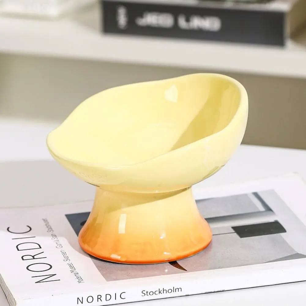 Flower Shape Ceramic Cat Bowl Tall Footed Anti-Slip Elevated Cat Bowl Gradient Anti-Tip Pet Food Water Feeders Drinking Water
Flower Shape Ceramic Cat Bowl Tall Footed Anti-Slip Elevated Cat Bowl Gradient Anti-Tip Pet Food Water Feeders Drinking Water
