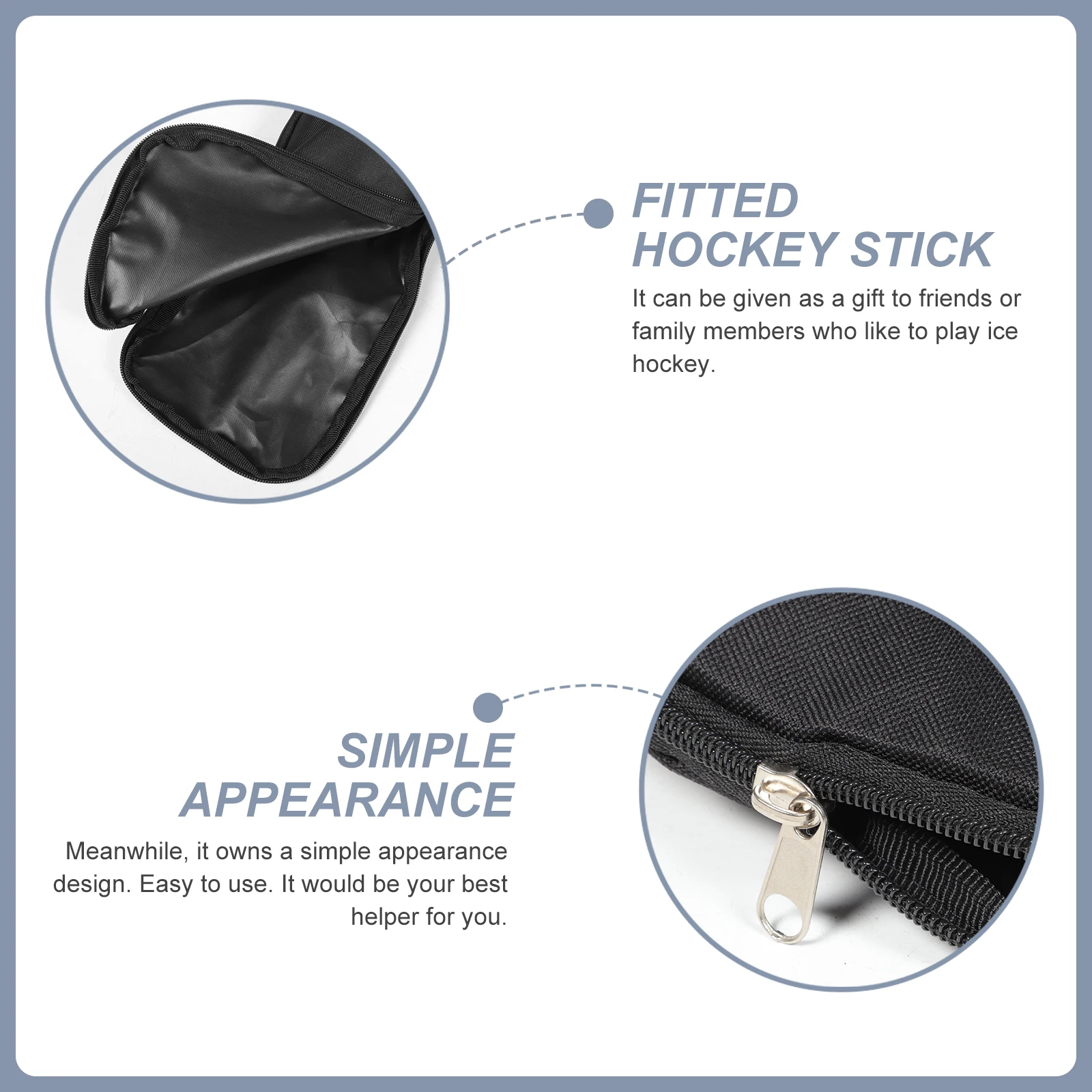 Hockey Stick Black Oxford Cloth Gear Storage Portable Ice Equipment Child Field Pouch Team Ice Hockey Supply Sport Supply
Hockey Stick Black Oxford Cloth Gear Storage Portable Ice Equipment Child Field Pouch Team Ice Hockey Supply Sport Supply