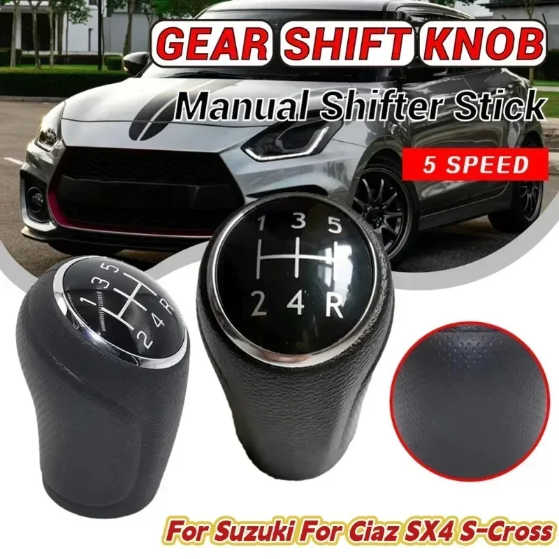 5 Speed Manual Shift Knob For Suzuki For Ciaz SX4 S-Cross 2015-2022 ABS Gear Shift Knob Replacment Car Interior Parts
5 Speed Manual Shift Knob For Suzuki For Ciaz SX4 S-Cross 2015-2022 ABS Gear Shift Knob Replacment Car Interior Parts