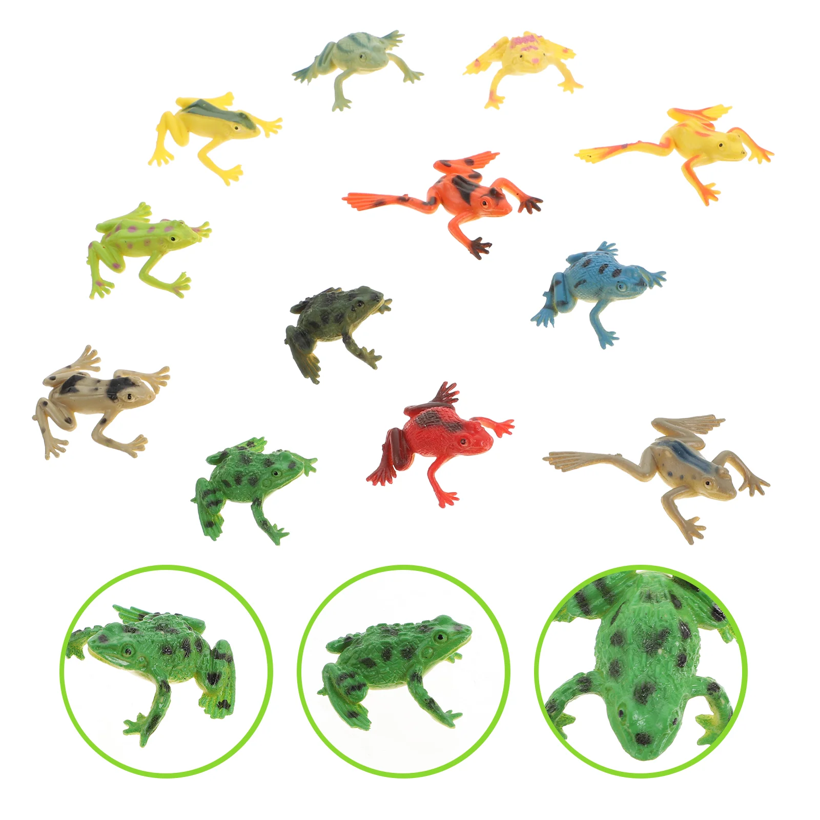 12 Pcs Frogs Model Toys Assorted Colors High Simulated Shape Plastic Educational Plaything Children Gift Tropical Decor Party
12 Pcs Frogs Model Toys Assorted Colors High Simulated Shape Plastic Educational Plaything Children Gift Tropical Decor Party