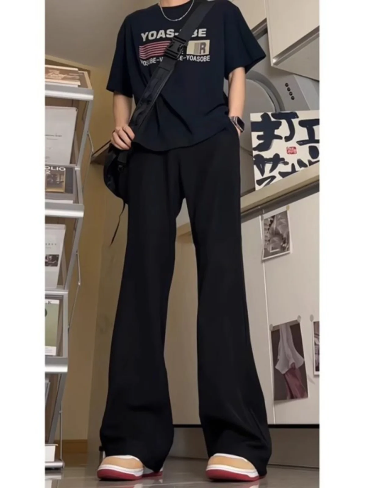 Pure Bla Youth American Sle Ice Silk Pants Extended Length Casual Wide Leg Trousers for Tall Teens Straight Cut Leisure P...
Pure Bla Youth American Sle Ice Silk Pants Extended Length Casual Wide Leg Trousers for Tall Teens Straight Cut Leisure P...