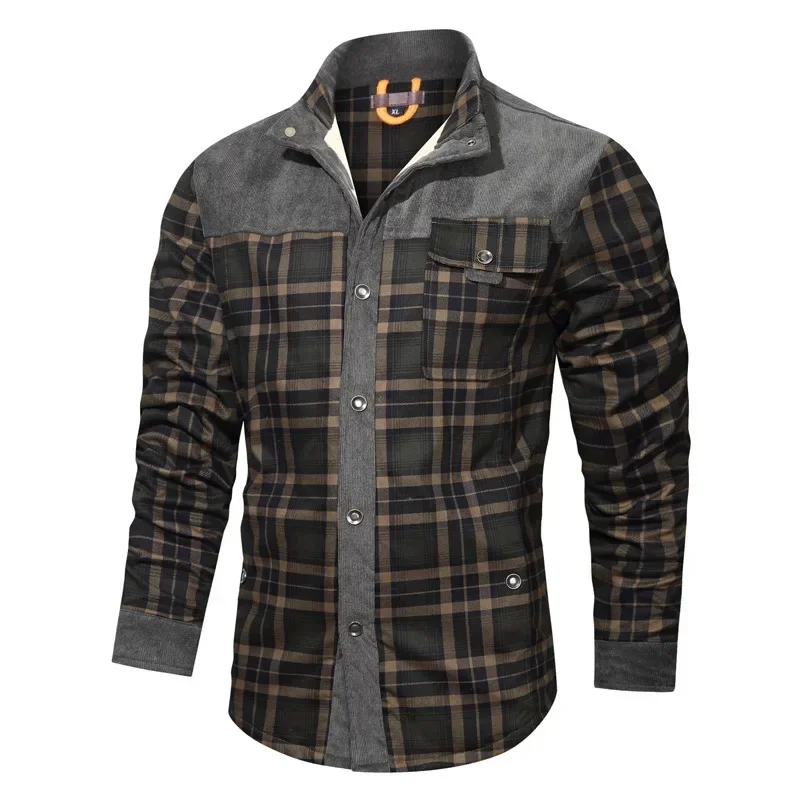 Клетчатая вельветовая рубашка, мужские повседневные рубашки, Camisa Masculina, сорочка Homme, мужские новые шерстяные флисовые пальто, топы, осень-зима, плотные теплые
Клетчатая вельветовая рубашка, мужские повседневные рубашки, Camisa Masculina, сорочка Homme, мужские новые шерстяные флисовые пальто, топы, осень-зима, плотные теплые