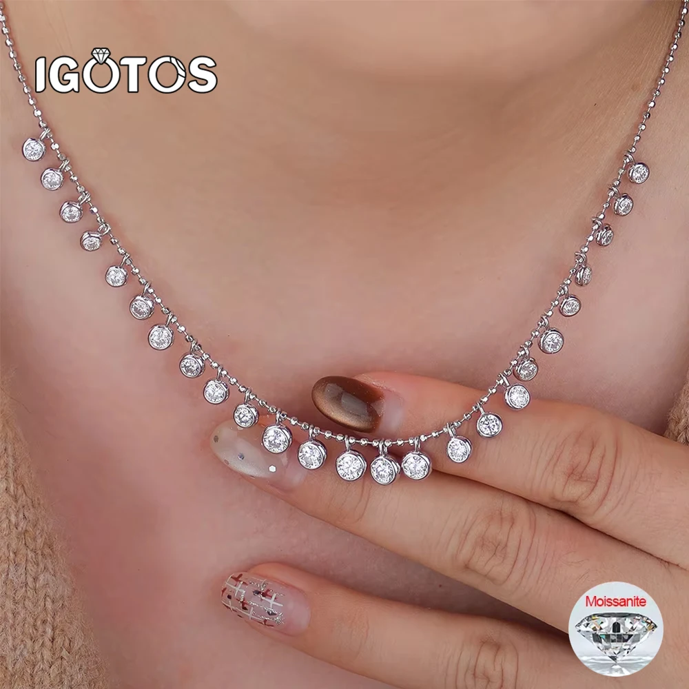 4,5 карата полное муассанитовое ожерелье для женщин, круглый комплект муассанитовых ободок, ожерелья с пузырьками, стерлинговое серебро 925 пробы, ювелирные изделия с покрытием 18 карат
4,5 карата полное муассанитовое ожерелье для женщин, круглый комплект муассанитовых ободок, ожерелья с пузырьками, стерлинговое серебро 925 пробы, ювелирные изделия с покрытием 18 карат