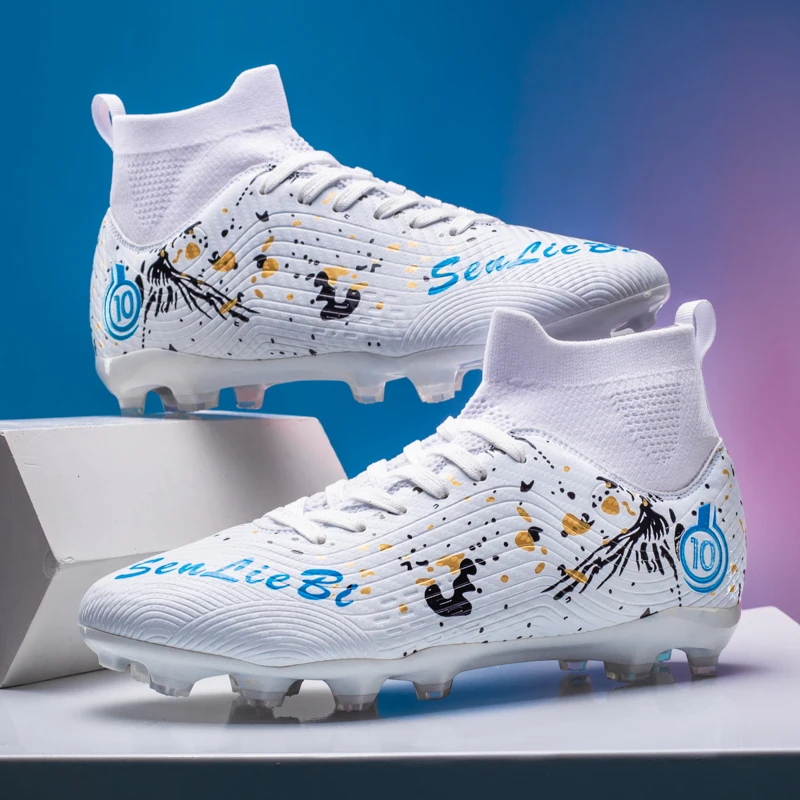 Mens Soccer Shoes FG/TF High-top Professional Sports Training Competition Football Shoes Teenagers Football Sneakers for Men
Mens Soccer Shoes FG/TF High-top Professional Sports Training Competition Football Shoes Teenagers Football Sneakers for Men