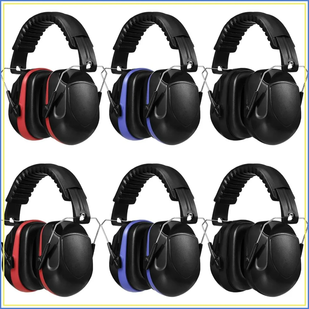 6 Pcs Ear Protection Headphones NRR 28dB Safety Hearing Muffs for Shooting Range Mowing
6 Pcs Ear Protection Headphones NRR 28dB Safety Hearing Muffs for Shooting Range Mowing