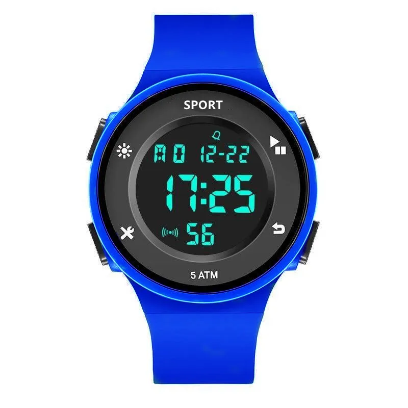 Противоударные часы. Водонепроницаемые противоударные мужские цифровые часы с силиконовым ремешком для активного отдыха. Идеально подходят для студентов-подростков.
Противоударные часы. Водонепроницаемые противоударные мужские цифровые часы с силиконовым ремешком для активного отдыха. Идеально подходят для студентов-подростков.