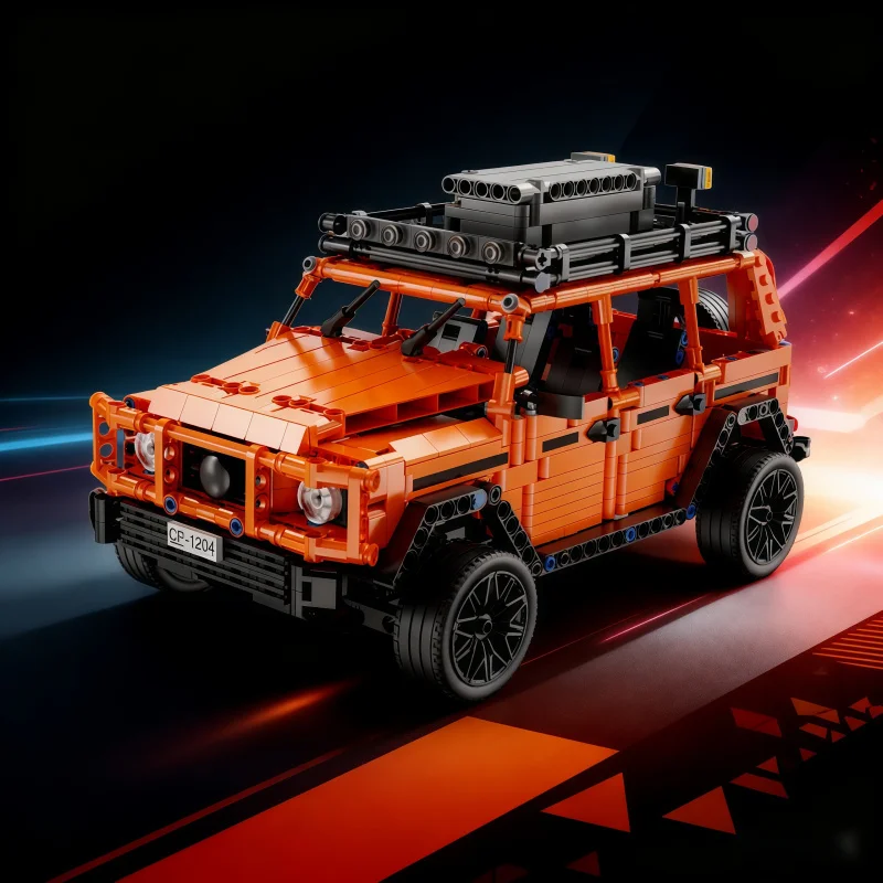 Orange Off-road Vehicle Building Blocks Set, Suitable for 14+,Adult Educational Assembled Model, Home Decoration & Gift
Orange Off-road Vehicle Building Blocks Set, Suitable for 14+,Adult Educational Assembled Model, Home Decoration & Gift