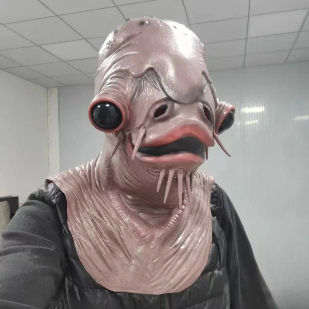 2025halloween Masque en Latex de poisson-chat d'horreur, accessoire de Cosplay tête de poisson, accessoire de Costume de monstre
2025halloween Masque en Latex de poisson-chat d'horreur, accessoire de Cosplay tête de poisson, accessoire de Costume de monstre